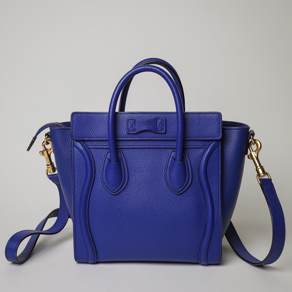 Celine Luggage Nano (blue) (Pre-Owned) - Picture 4 of 8
